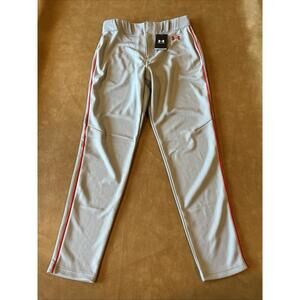 Under Armour Loose Baseball Pants NWT (Men’s Medium) Gray/Red